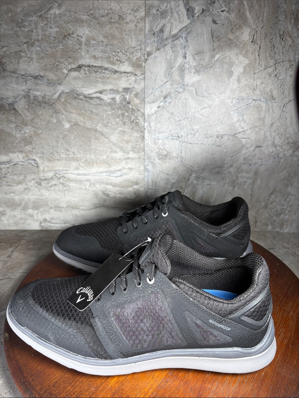 NWT Callaway Highland Men’s 9.5 Black Athletic Golf Shoes